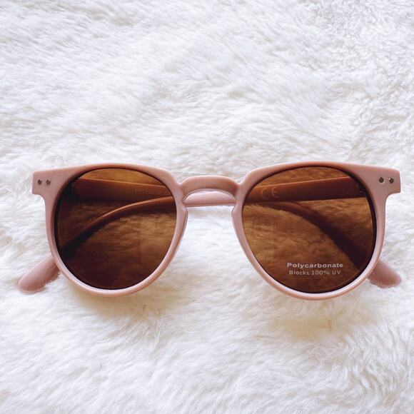 Pablo Pink Round Sunglasses - Picture 1 of 12